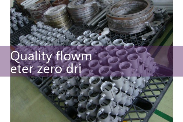 Quality flowmeter zero drift