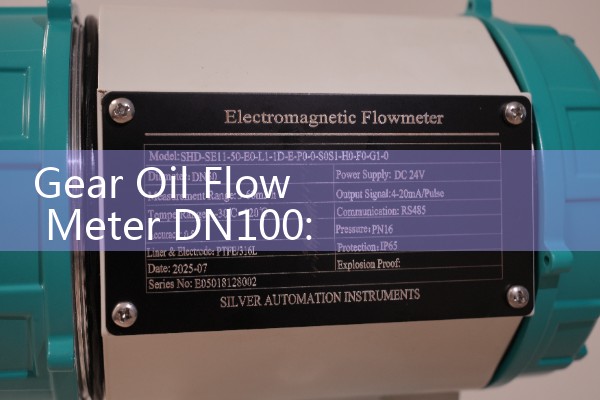 Gear Oil Flow Meter DN100: Maintaining Steady Flow in Industrial Shredders